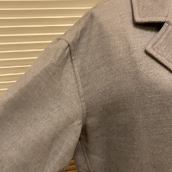 Free People Hannah Oversized Slouchy Blazer /Pea Coat in Washed Black - Picture 9 of 16